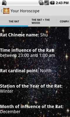 Your Chinese Horoscope android App screenshot 1